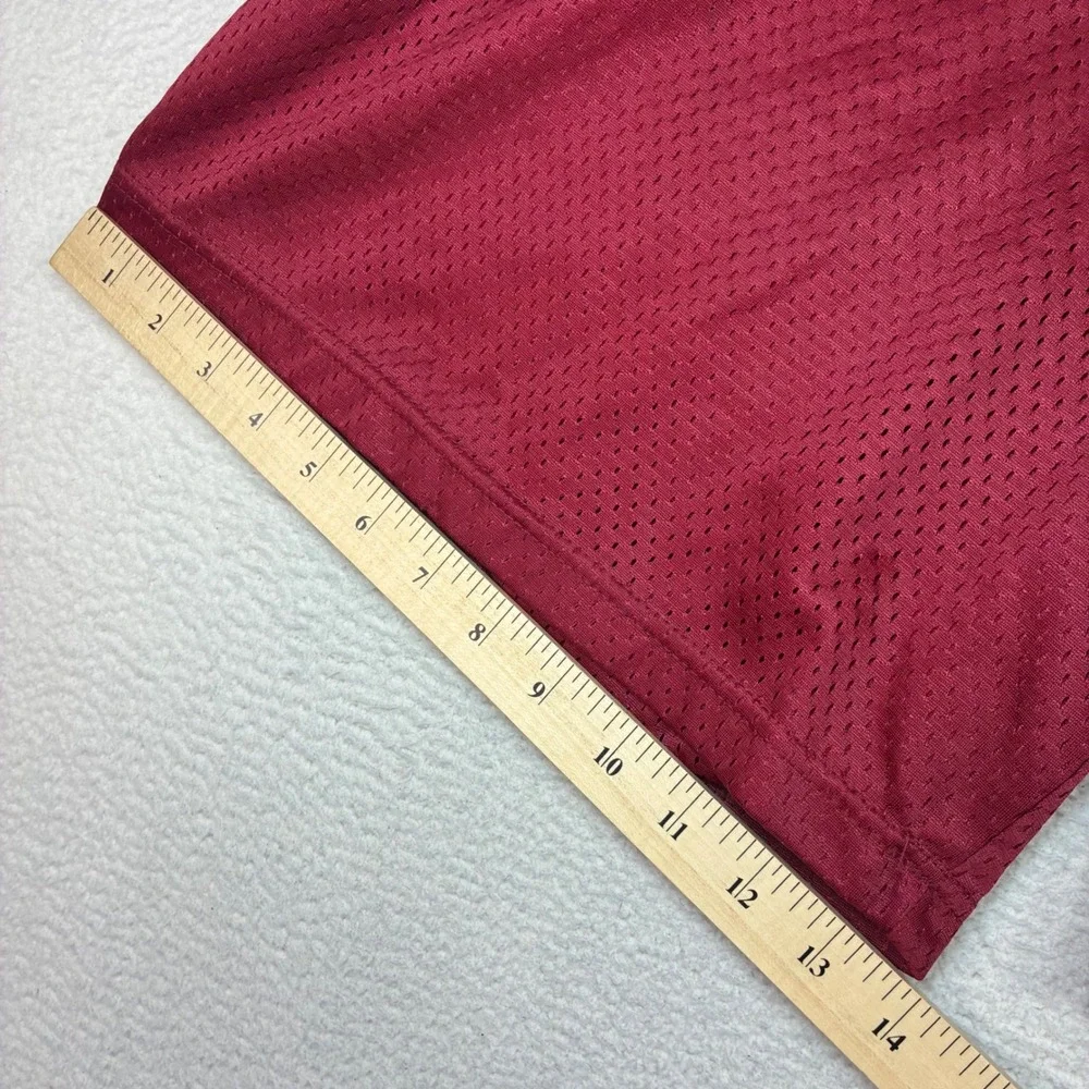 Vintage Florida State Basketball Shorts Men XL Maroon Mesh Baseball Baggy Loose